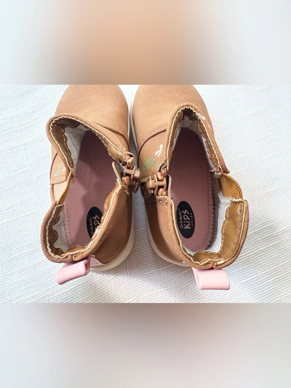 Dr. Scholl’s Kids Novah Floral Ankle Boots Girls Size 7